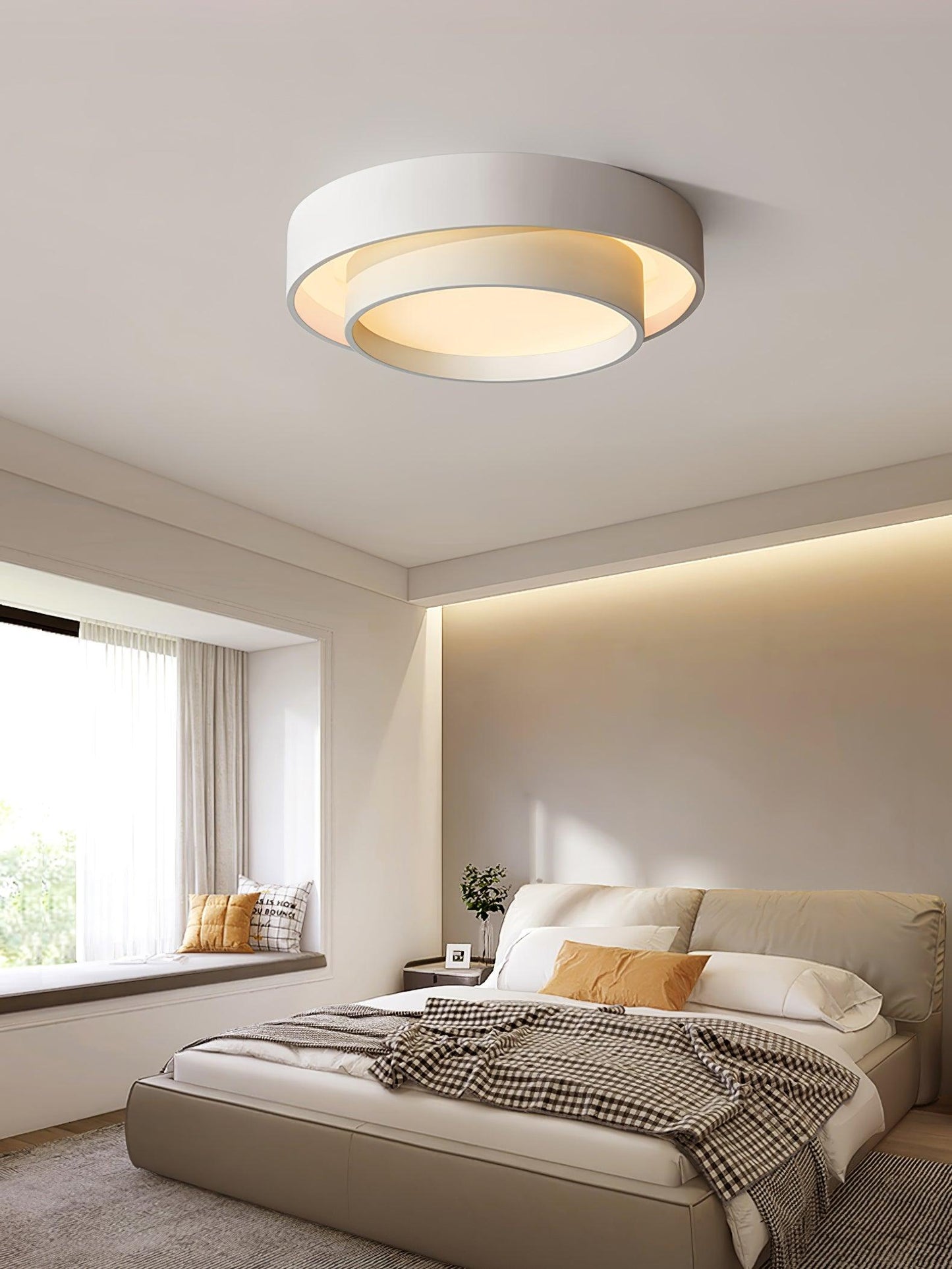 Lustra Plafondlamp Dubbele Laag Moderne Cilinder