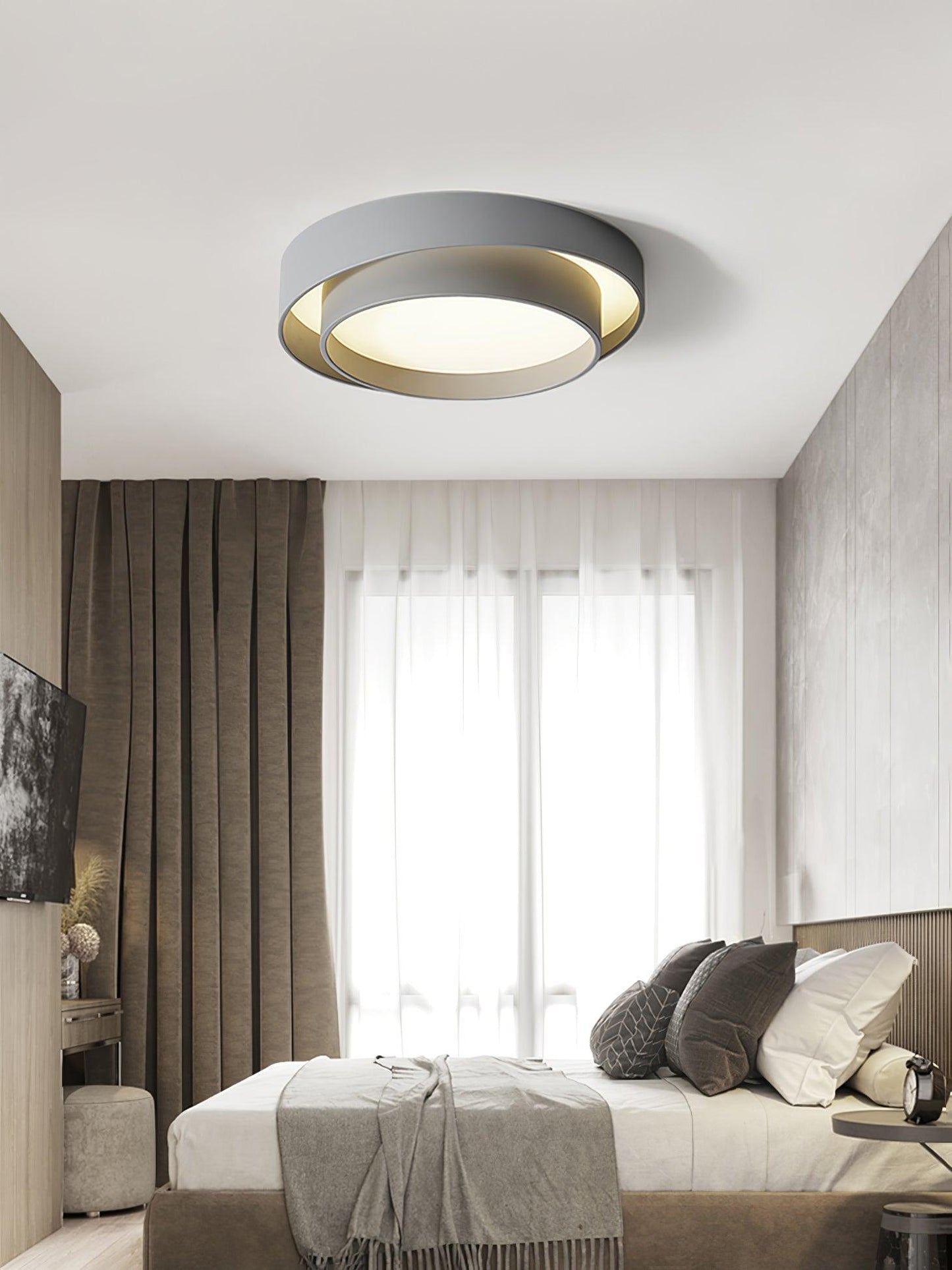Lustra Plafondlamp Dubbele Laag Moderne Cilinder