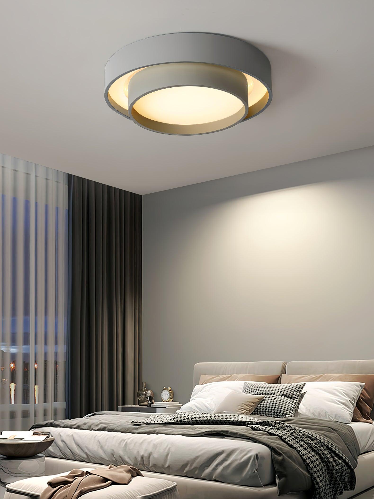 Lustra Plafondlamp Dubbele Laag Moderne Cilinder