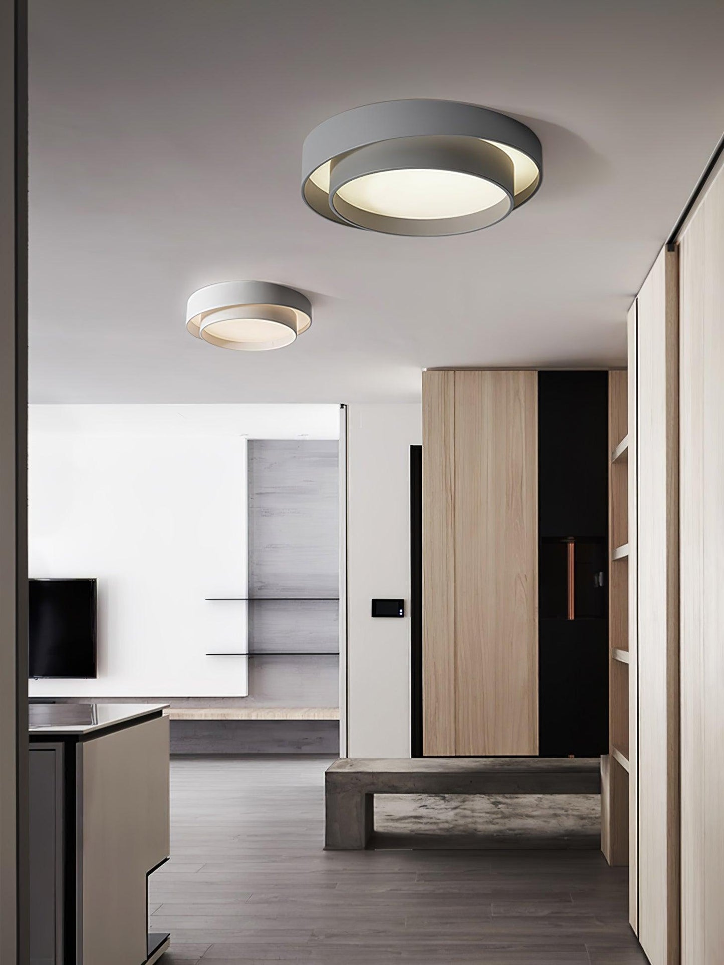 Lustra Plafondlamp Dubbele Laag Moderne Cilinder