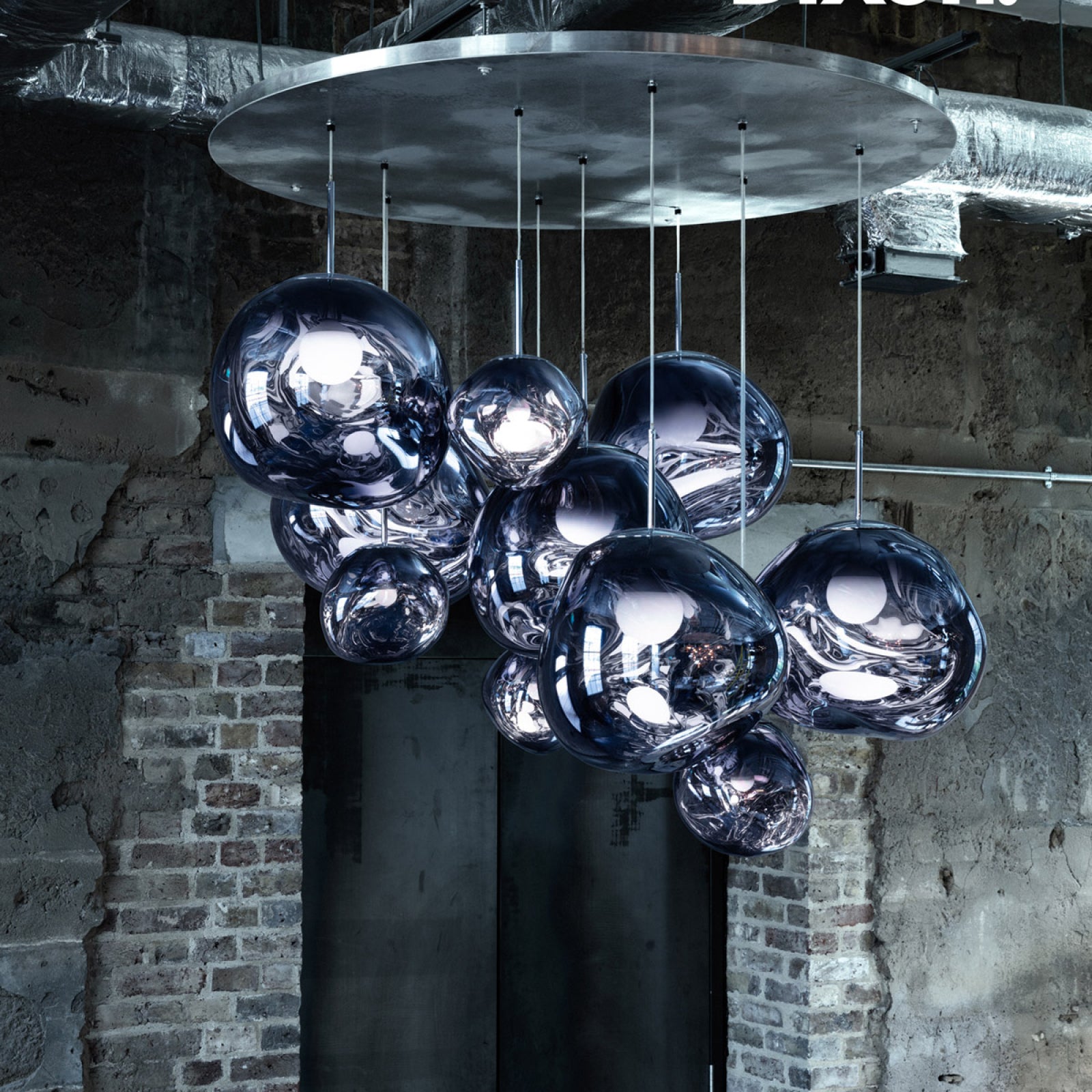 Meervlammige Pendelarmatuur | Sculpturaal Melt Design