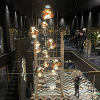 Meervlammige Pendelarmatuur | Sculpturaal Melt Design