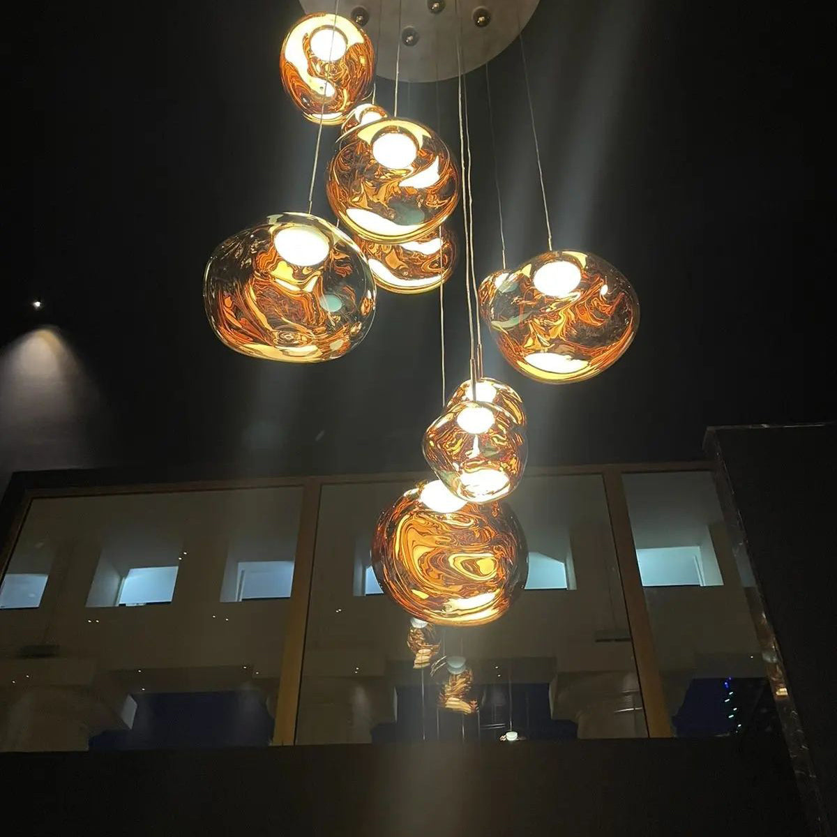 Meervlammige Pendelarmatuur | Sculpturaal Melt Design