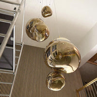 Meervlammige Pendelarmatuur | Sculpturaal Melt Design