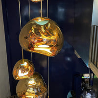 Meervlammige Pendelarmatuur | Sculpturaal Melt Design