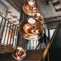 Meervlammige Pendelarmatuur | Sculpturaal Melt Design