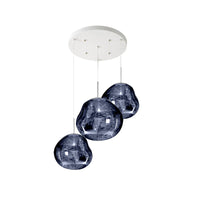 Meervlammige Pendelarmatuur | Sculpturaal Melt Design