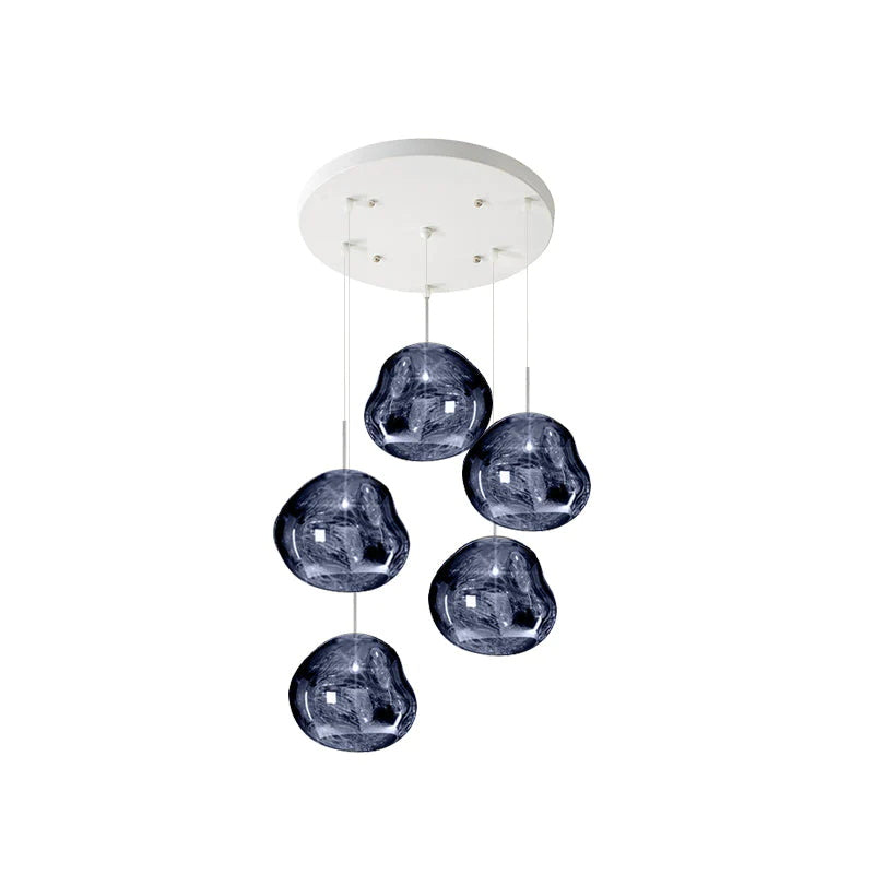 Meervlammige Pendelarmatuur | Sculpturaal Melt Design