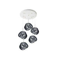 Meervlammige Pendelarmatuur | Sculpturaal Melt Design
