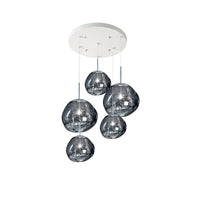 Meervlammige Pendelarmatuur | Sculpturaal Melt Design