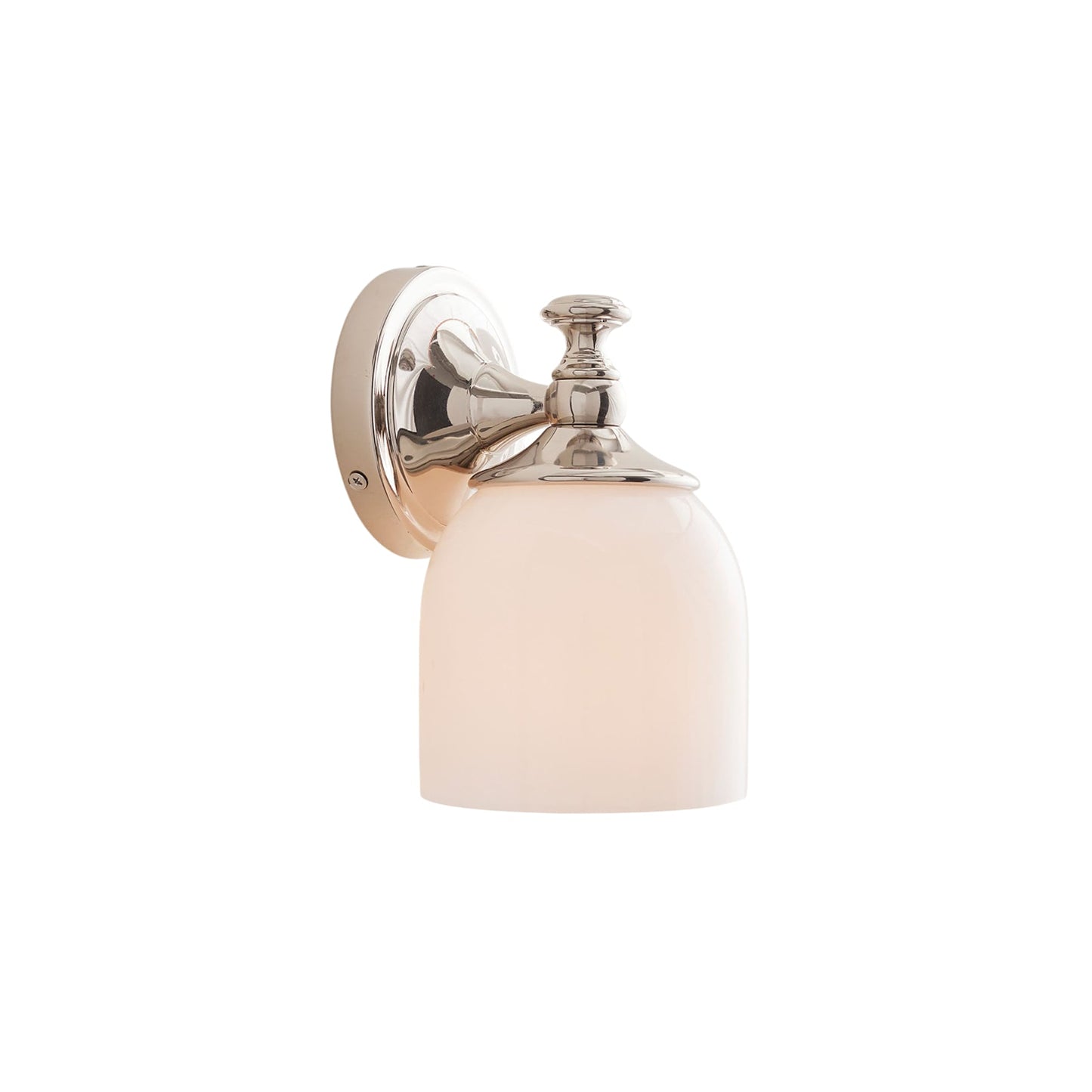 Lumen Wandlamp Moderne Minimalistische Korte Arm in Chroom Metaal Glas
