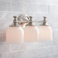 Lumen Wandlamp Moderne Minimalistische Korte Arm in Chroom Metaal Glas