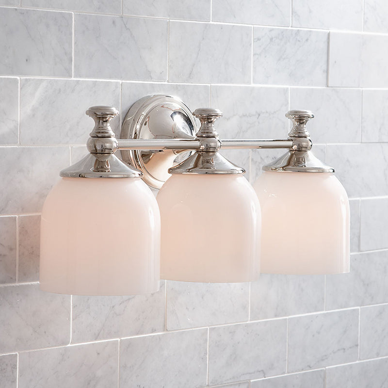 Lumen Wandlamp Moderne Minimalistische Korte Arm in Chroom Metaal Glas