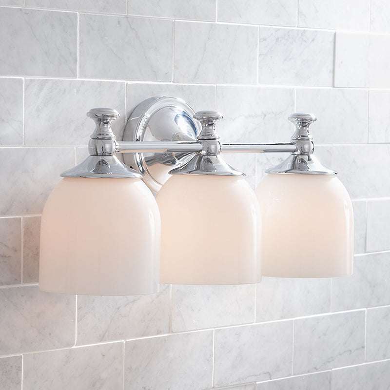 Lumen Wandlamp Moderne Minimalistische Korte Arm in Chroom Metaal Glas