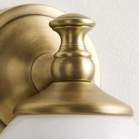 Lumen Wandlamp Moderne Minimalistische Korte Arm in Chroom Metaal Glas