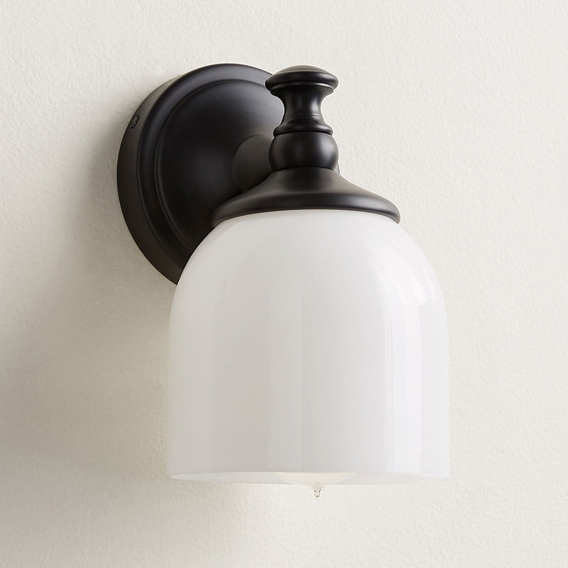 Lumen Wandlamp Moderne Minimalistische Korte Arm in Chroom Metaal Glas