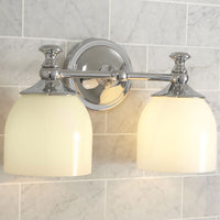 Lumen Wandlamp Moderne Minimalistische Korte Arm in Chroom Metaal Glas