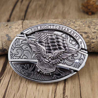 Metalen Ovale Cowboys Gürtelschnalle