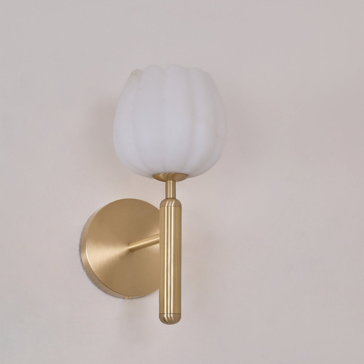Ralin Alabaster Bloemen Wandlamp