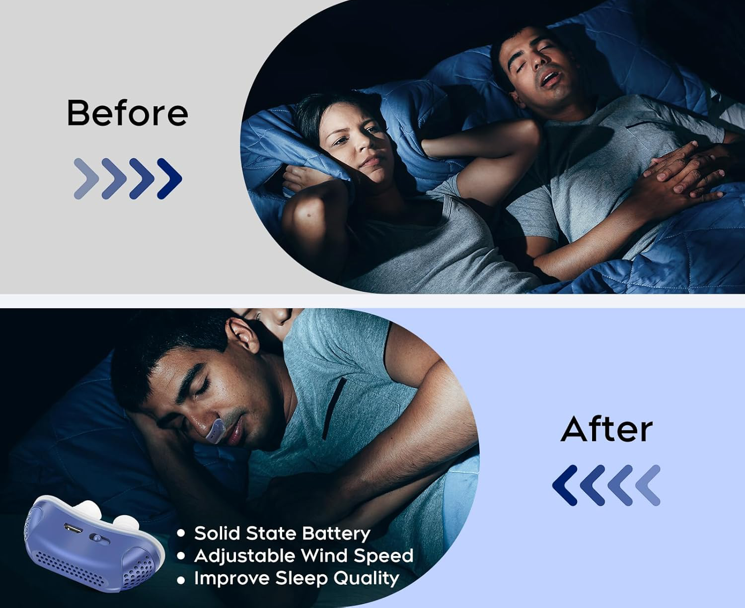 MicroBreath CPAP Lite | Reisvriendelijk Micro CPAP Slaapapparaat – Neussteun Alternatief