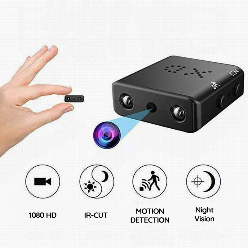 Compacte 1080P HD Spioncamera Met Ingebouwde Audio En Nachtzicht