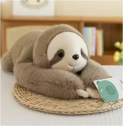 CuddleSphere – Zacht Knuffelkussen – Comfortabele Partner voor Ontspanning in Ecologisch Synthetische Bont, 45 cm