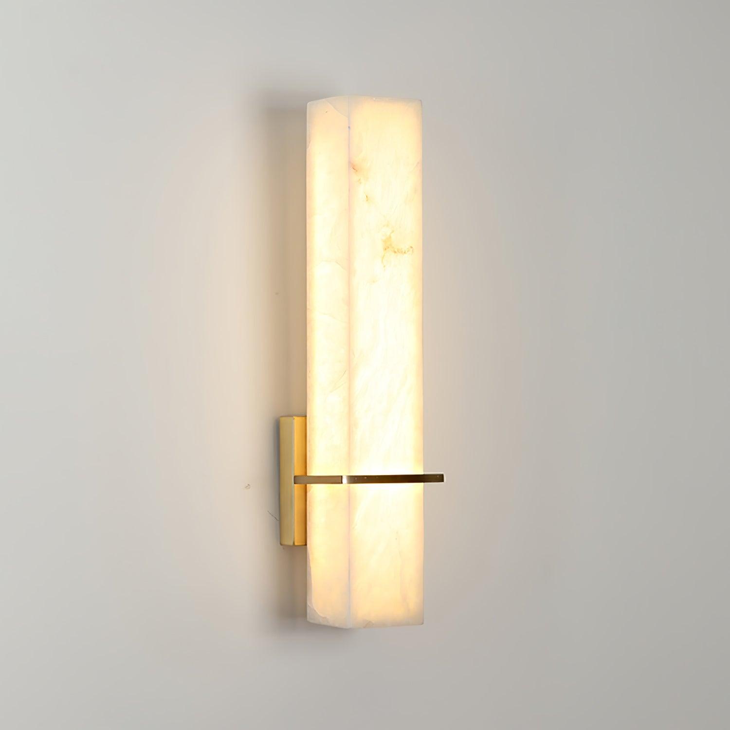 Moderne Alabaster Wandlamp Messing LED Binnen Wandlicht Armatuur
