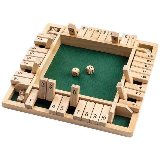 REKENREIS – Montessori dobbelspel van hout voor het speels leren van cijfers, logica