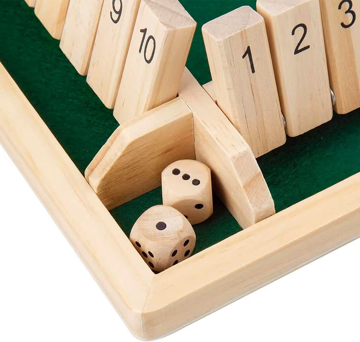 REKENREIS – Montessori dobbelspel van hout voor het speels leren van cijfers, logica
