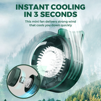 BreezeGo™ | Mini-Ventilator – Clip, 3 standen, stil & oplaadbaar