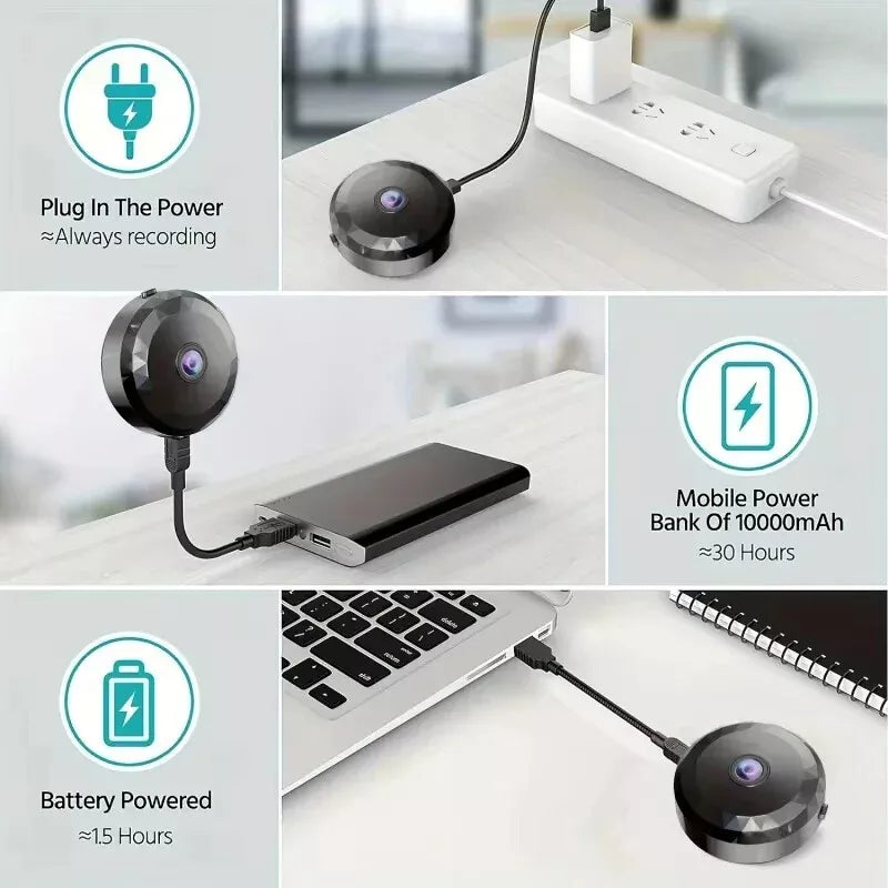 Magnetische Mini WiFi Camera – Discreet en Betrouwbaar voor Dag en Nacht