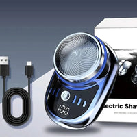 Mini elektrische scheerapparaat voor mannen: compacte reisapparaat met USB-opladen