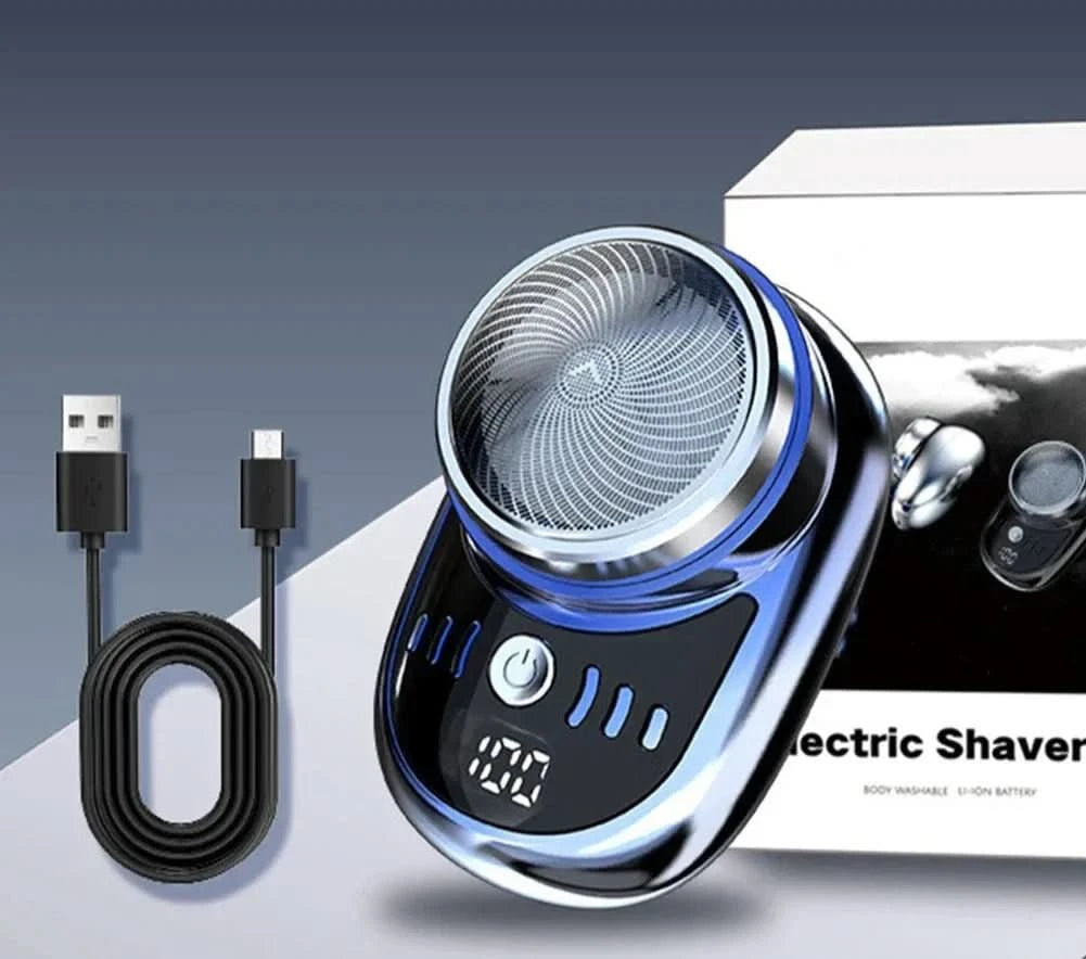 Mini elektrische scheerapparaat voor mannen: compacte reisapparaat met USB-opladen