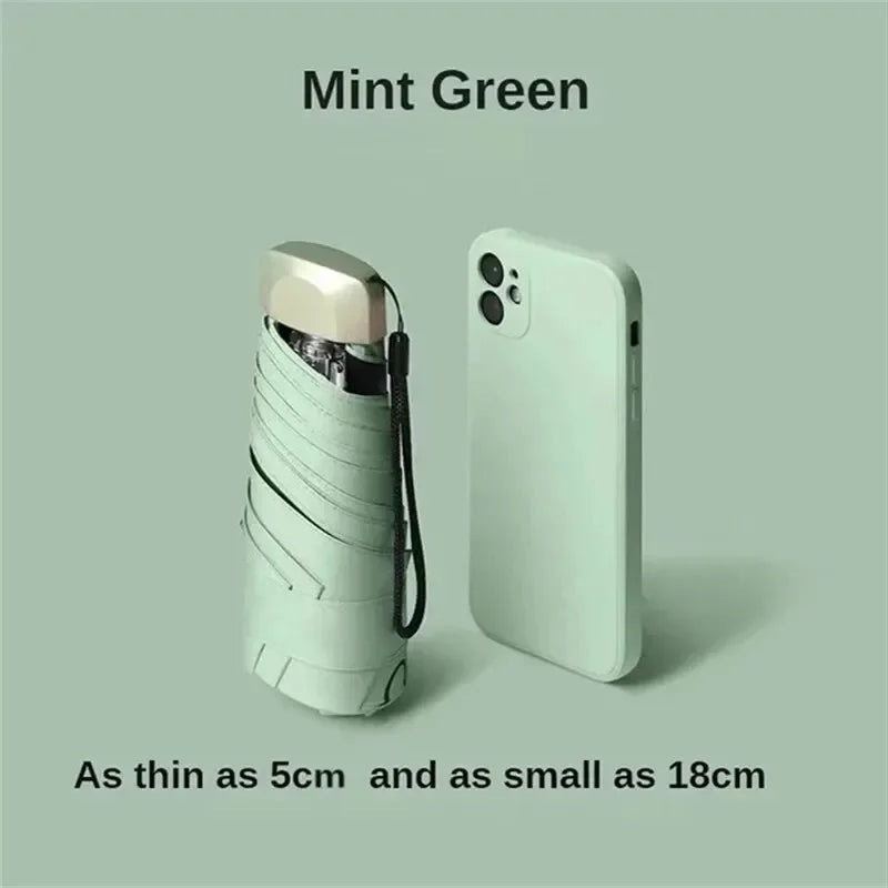PocketShield – Mini Paraplu met UV-bescherming, lichtgewicht & windbestendig