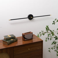 Wandlamp Minimalistisch Lineaire Stang Dubbel Eind Accent Moderne Stijl