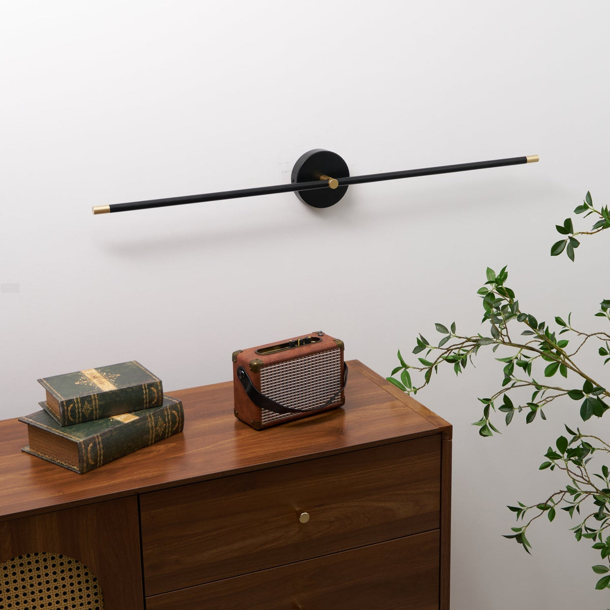 Wandlamp Minimalistisch Lineaire Stang Dubbel Eind Accent Moderne Stijl
