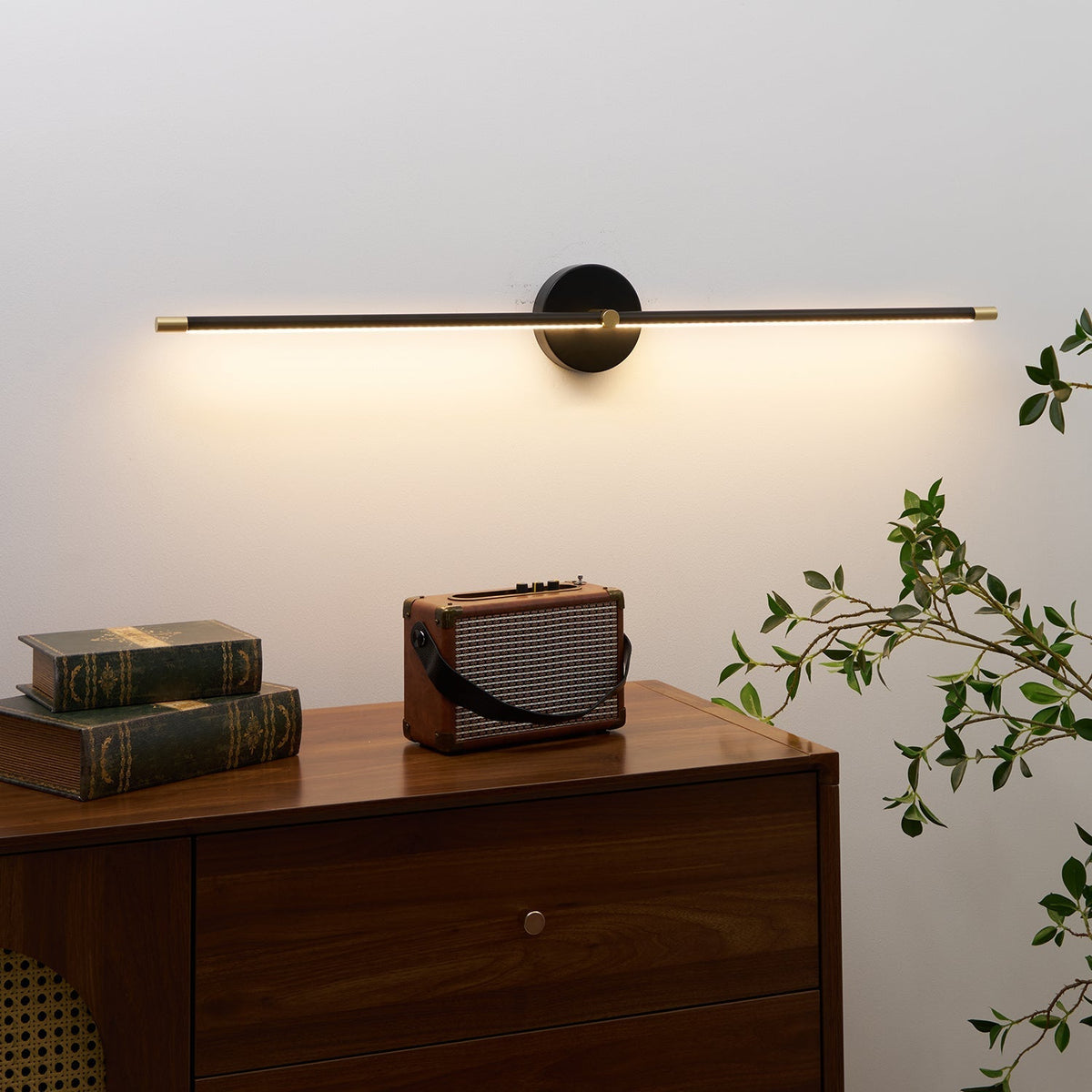 Wandlamp Minimalistisch Lineaire Stang Dubbel Eind Accent Moderne Stijl
