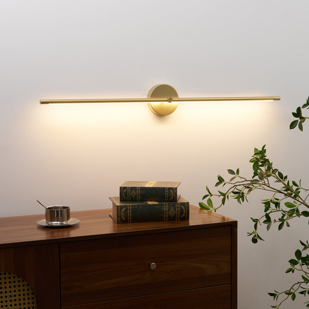 Wandlamp Minimalistisch Lineaire Stang Dubbel Eind Accent Moderne Stijl