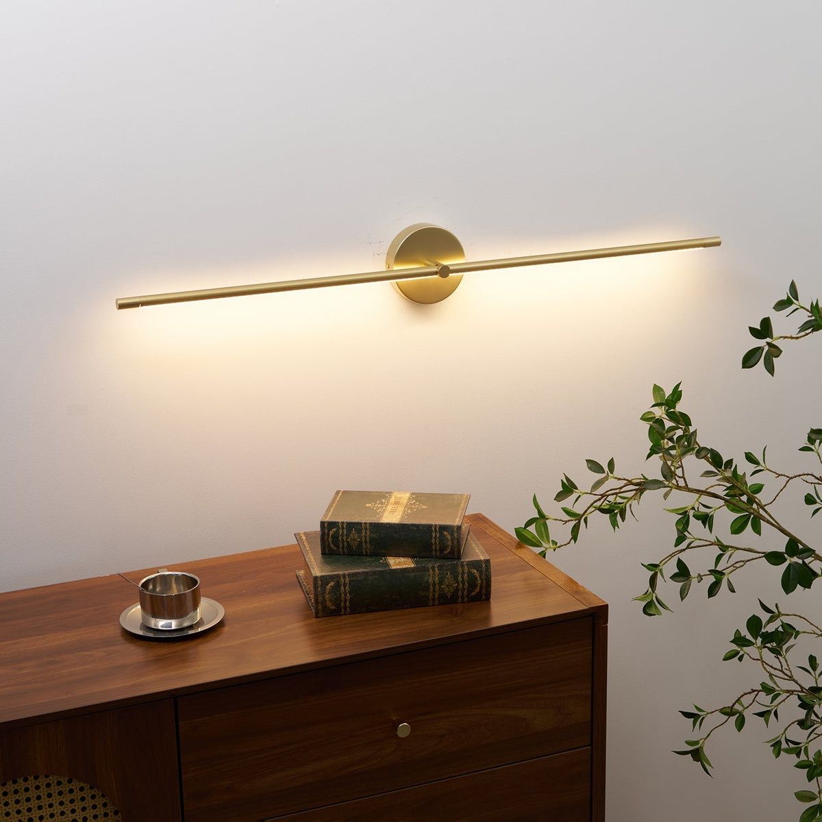 Wandlamp Minimalistisch Lineaire Stang Dubbel Eind Accent Moderne Stijl