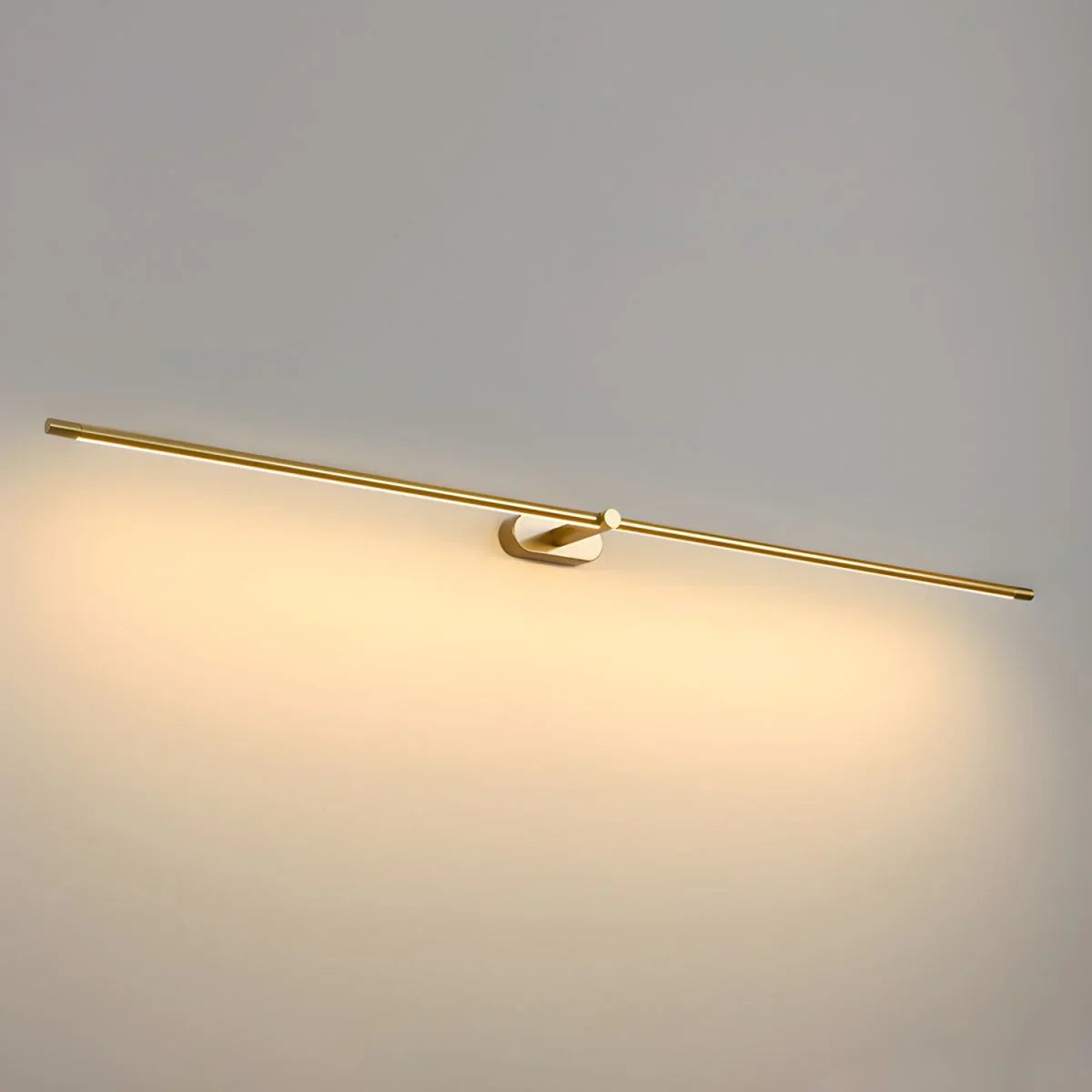 Ivox Minimalistische Lineaire Wandlamp Goud&Zwart
