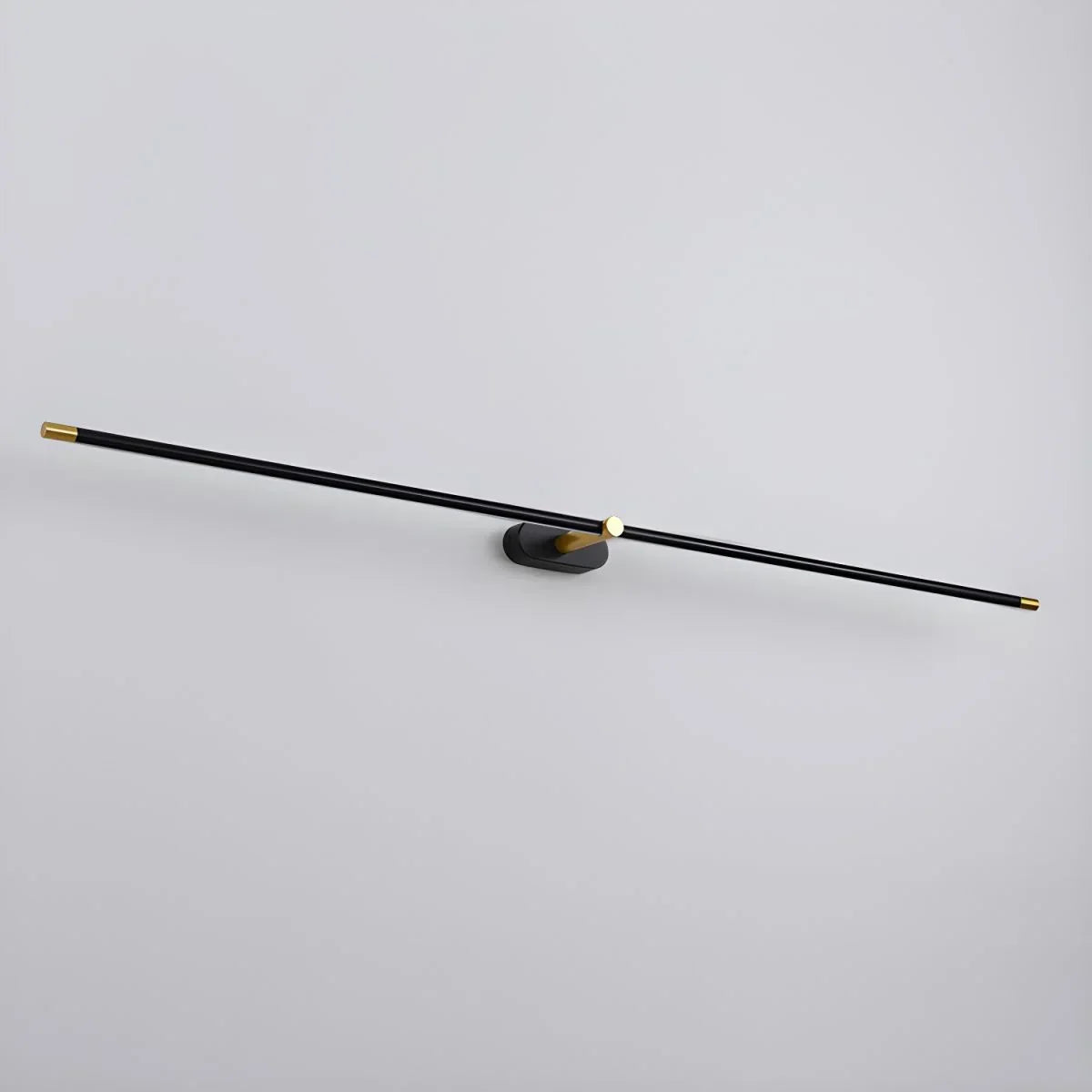 Ivox Minimalistische Lineaire Wandlamp Goud&Zwart
