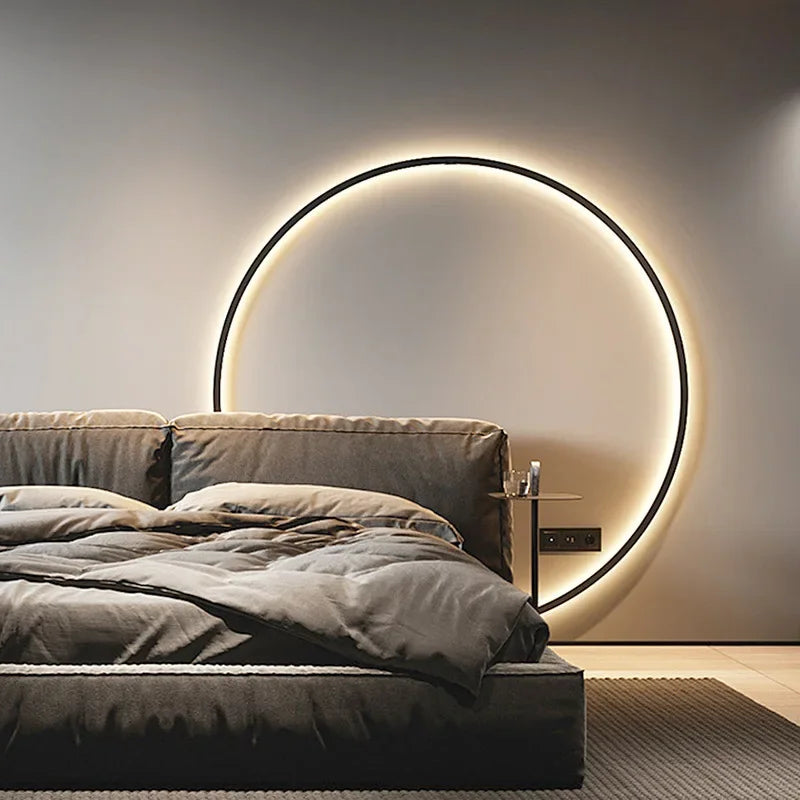 LumaNova Ronde Wandlamp Met Zachte Moderne Gloei-effect