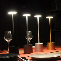 LumaLite Oplaadbare LED-Tafellamp | Draadloos | Dimbaar | Modern Design voor Restaurants en Thuis