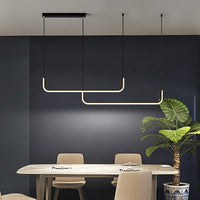 Arisha Moderne LED Hanglamp Goud/Zwart Metaal Eet-/Woonkamer