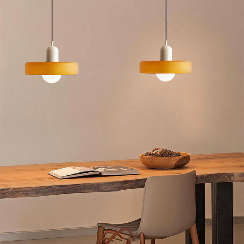 Liora Bauhaus Glazen Hanglamp Met Hoogteverstelling