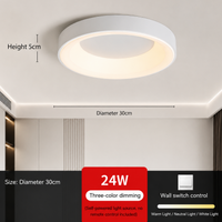 Scandinavische Ronde LED-Plafondlampen - NordicGlow