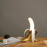 Stijlvolle Banaan Tafellamp met Warm LED Licht voor Woon- of Slaapkamer