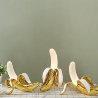 Stijlvolle Banaan Tafellamp met Warm LED Licht voor Woon- of Slaapkamer