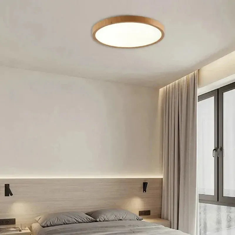 Moderne ultradunne LED-plafondlamp in ronde vorm