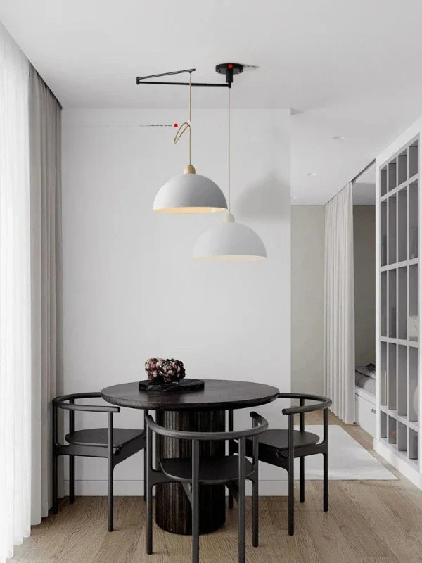 Moderne Plafondlamp met Verstelbare Lichtarmen voor Flexibele Verlichting